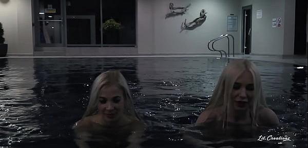  Skinny Dipping in Public pool